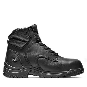 Timberland Férfi PRO TiTAN 6" Comp Toe Munkavédelmi Bakancs Fekete